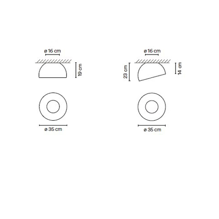 Leuchte Duo Oval Vibia