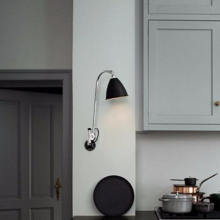 Wandleuchte Bestlite BL6 in Chrom von Gubi