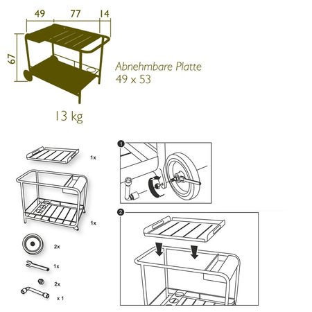 Barwagen Luxembourg Fermob