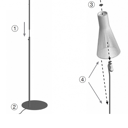 Stehleuchte Secto 4210