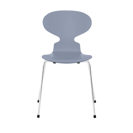 Fritz Hansen Stuhl 'Ant'  Chrom ,  Lavender Blue 810,  43 cm 