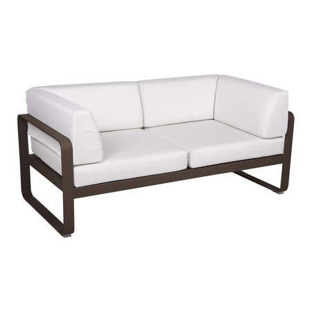 Fermob 2-Sitzer Club-Sofa 'Bellevie'  Rost 09,  Grauweiss 81