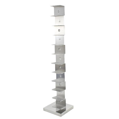 Opinion Ciatti  Bücherturm 'Ptolomeo'   215 cm,  Edelstahl / Basis Edelstahl	