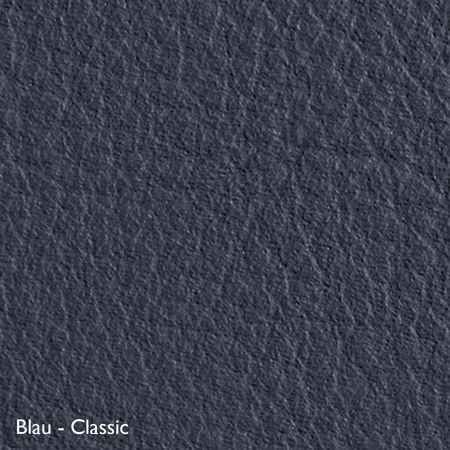Classicon Sessel 'Euvira' mit Polsterung  Eiche natur,  Filzgleiter,  Blau - Classic