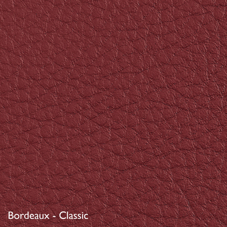Classicon Sessel 'Euvira' mit Polsterung  Eiche natur,  Filzgleiter,  Bordeaux - Classic