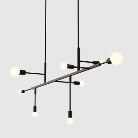Lambert & Fils Deckenleuchte 'Cliff 07'  Graphit