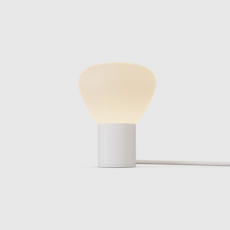 Lambert & Fils Tischleuchte 'Parc 01'  Weiss,  Hand-Schalter