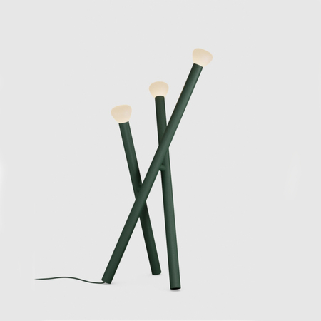 Lambert & Fils Stehleuchte 'Parc 05'  Grün
