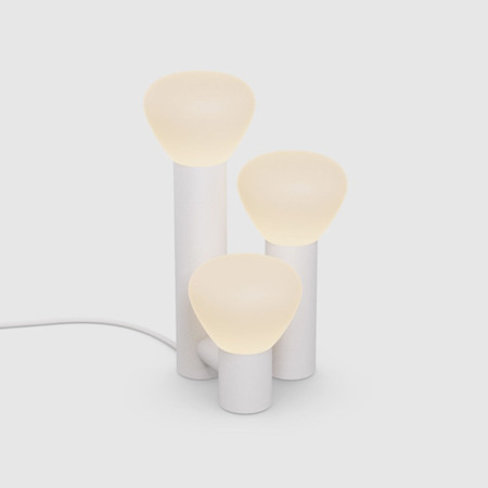 Lambert & Fils Tischleuchte 'Parc 06'  Weiss,  Hand-Schalter