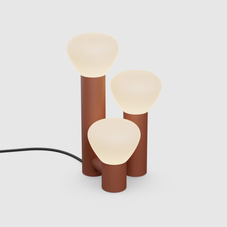 Lambert & Fils Tischleuchte 'Parc 06'  Terracotta,  Hand-Schalter
