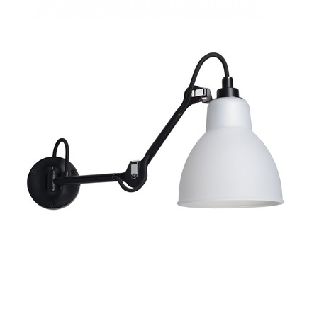DCW Éditions Wandleuchte 'Lampe Gras N°204'  Schwarz-Polycarbonate