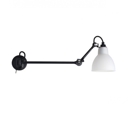 DCW Éditions Wandleuchte 'Lampe Gras N°204 L40'  Schwarz-Polycarbonate