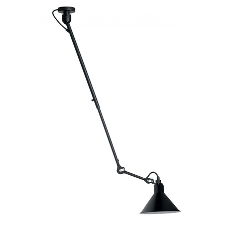 DCW Éditions Kegelförmige 'Lampe Gras N°302'   Schwarz-Schwarz,  Kegelförmig