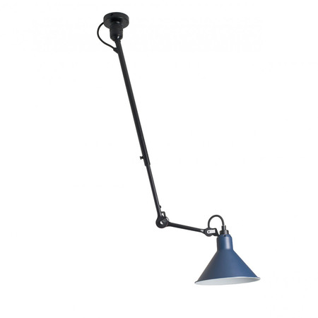 DCW Éditions Kegelförmige 'Lampe Gras N°302'   Schwarz-Blau,  Kegelförmig