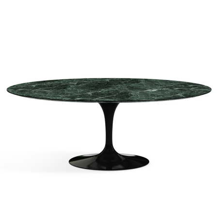 Knoll International Esstisch 'Saarinen' Marmor Verde Alpi , Schwarz, L: 198 cm