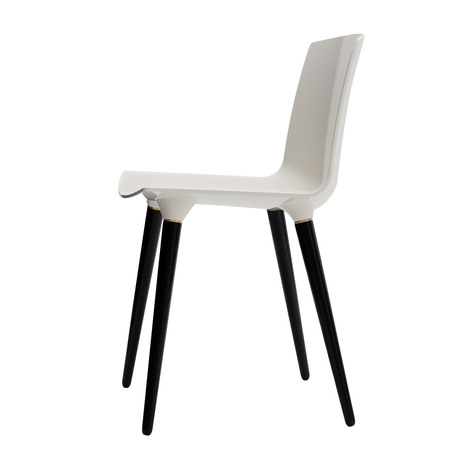 Andersen Furniture 'TAC' The Andersen Chair Matt Weiss (RAL 9010), Schwarz lackiert