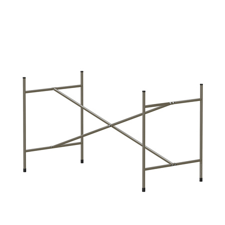 Richard Lampert  Tischgestell 'Egon Eiermann 2' L: 100 / B: 66 cm, Stahl roh / Farblos, Mittig
