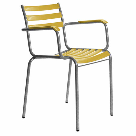 Manufakt Armlehnstuhl 'Bättig 7a' Zitronengelb - RAL 1012