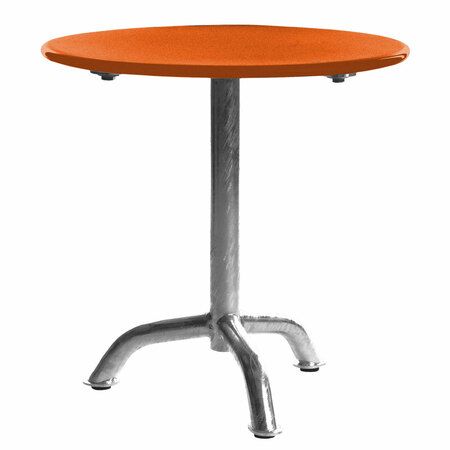 Manufakt Kleiner Clubtisch 'Bättig' Orange - RAL 2009, Ø: 50 cm	
