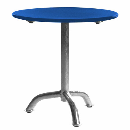 Manufakt Kleiner Clubtisch 'Bättig' Blau - RAL 5005, Ø: 50 cm	