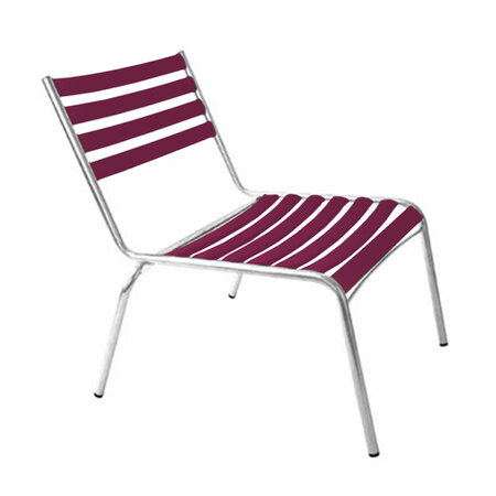 Manufakt Lounger 'Bättig 21' Bordeauxviolett - RAL 4004