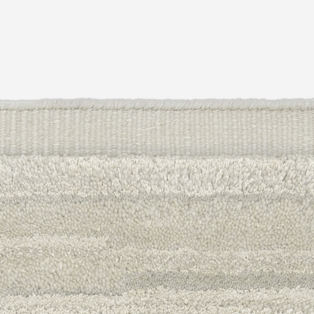 Kvadrat Teppich 'Cascade' 130 x 170 cm, Grauweiss 0006