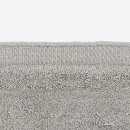 Kvadrat Teppich 'Cascade' 130 x 170 cm, Weißaluminium 0013