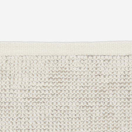 Kvadrat Teppich 'Kanon' 130 x 170 cm, Grauweiß 0004