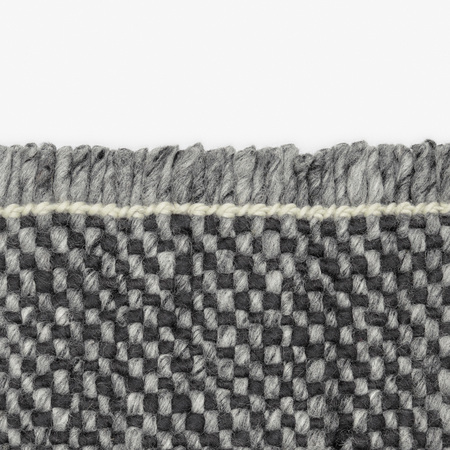 Kvadrat Teppich 'Bold Melange' 130 x 170 cm, Mausgrau 0191