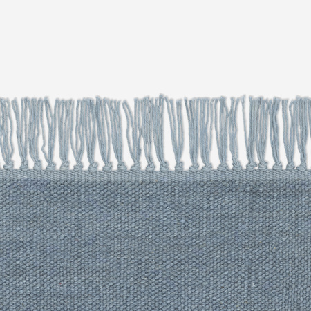 Kvadrat Teppich 'Vintage Coloured Fringes' 130 x 170 cm, Fehgrau 1111