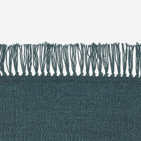 Kvadrat Teppich 'Vintage Coloured Fringes' 130 x 170 cm, Eisengrau 4444
