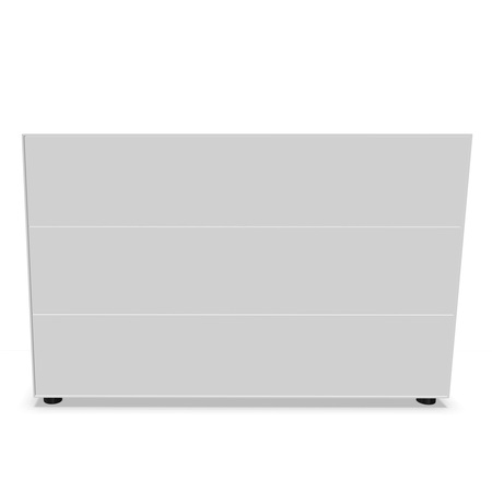Piure Sideboard 'Nex Pur Box' H: 75 cm , Weiss matt, Schubkasten / 3-fach