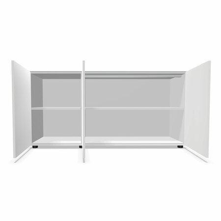 Piure grosses Sideboard 'Nex Pur Box' H: 50 cm , Mit Türen