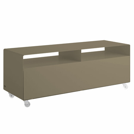 Müller Möbelfabrikation Sideboard mit Klapptür Beigegrau - RAL 7006