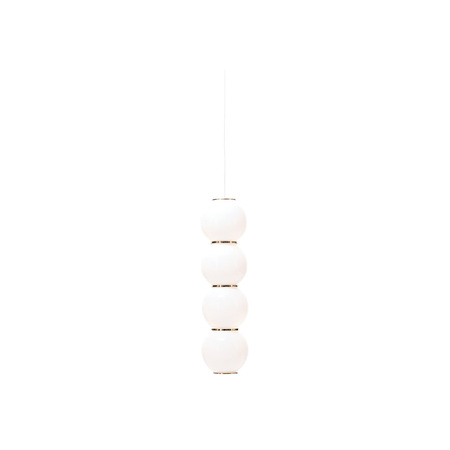 Formagenda Pendelleuchte 'Pearls' Gold / Weiss, Version B