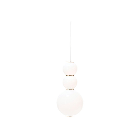 Formagenda Pendelleuchte 'Pearls' Gold / Weiss, Version D