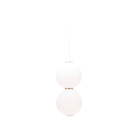 Formagenda Pendelleuchte 'Pearls' Gold / Weiss, Version E