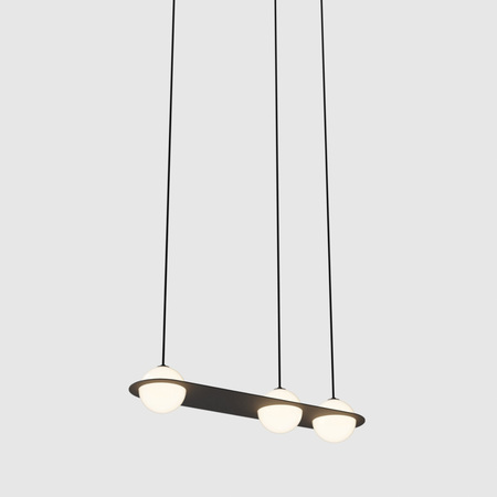 Lambert & Fils Pendelleuchte 'Laurent 07' Schwarz / Kabel Schwarz, Parallel