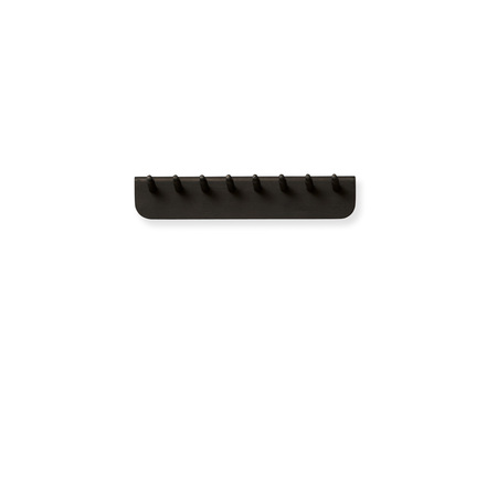 Form & Refine Wandgarderobe 'Echo' Eiche schwarz gebeizt, B: 40 cm