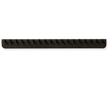 Form & Refine Wandgarderobe 'Echo' Eiche schwarz gebeizt, B: 88 cm