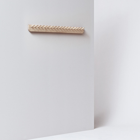 Form & Refine Wandgarderobe 'Echo' Eiche weiss geölt , B: 88 cm