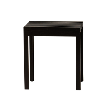 Form & Refine Hocker 'Lightweight' Eiche schwarz gebeizt