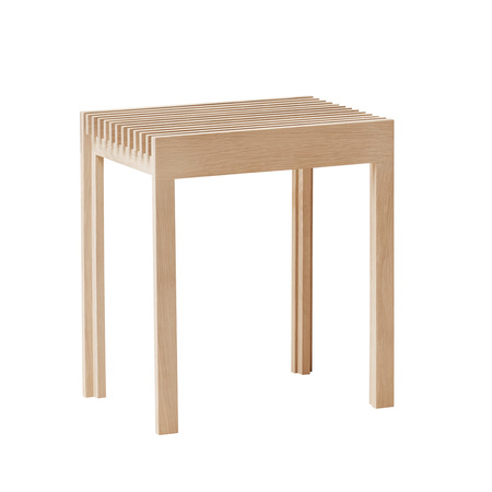 Form & Refine Hocker 'Lightweight' Eiche weiss geölt 