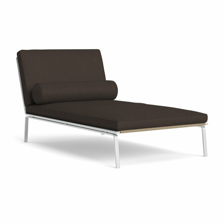 Norr11 MAN Chaise Longue Dunkelbraun 21001 - Dunes
