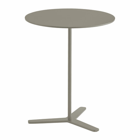 Mox Tre Beistelltisch Steingrau - RAL 7030, H: 42 cm, Ø: 39 cm