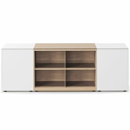 Sideboard 'EditQ' mit breitem Regalmodul Piure