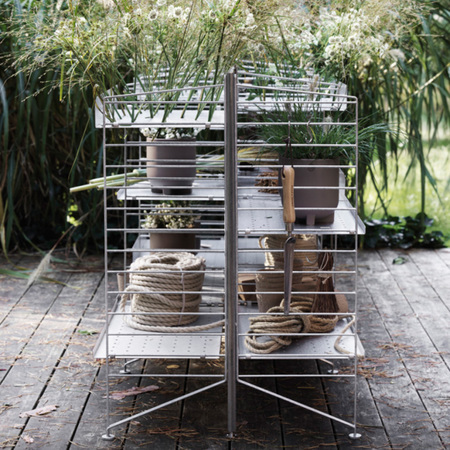String Furniture Floor Panels Galvanized / Pack 2 Verzinkt, H: 85 cm, T: 30 cm
