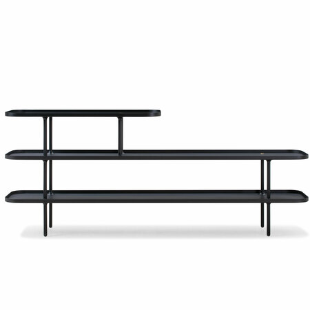 Wendelbo Slice Schwarz, B: 185 cm / H: 76 cm