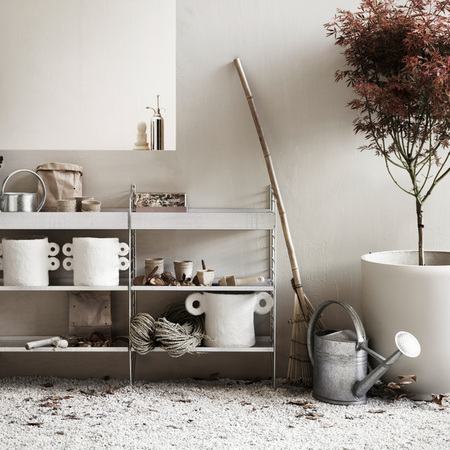 String Furniture Floor Panels Galvanized / Pack 1 Verzinkt, H: 85 cm, T: 30 cm