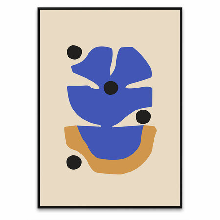 Paper Collective Flor Azul 50 x 70 cm
